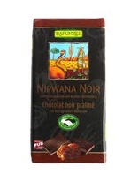 Hořká čokoláda hořká Praliné NIRWANA BIO Fair Trade 100g Rapunzel